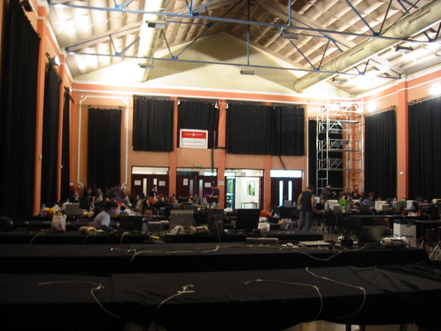                                     »The location as seen from stage«
                                            